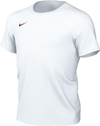 Nike - Park VII - Voetbalshirt - Wit Rood - 100% Gerecycled Polyester