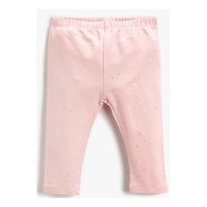 Koton Babygirl Gleamy katoenen legging, roze (274), 12-18 Maanden
