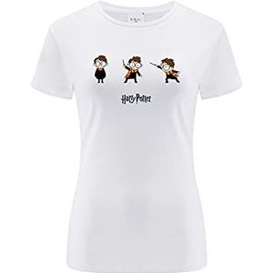 ERT GROUP Origineel en officieel gelicenseerd door Harry Potter wit t-shirt voor dames, patroon Harry Potter 021, enkelzijdig bedrukt, maat XL