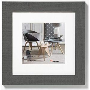 walther design fotolijst grijs 40 x 40 cm Home Houten Fotolijst HO440D