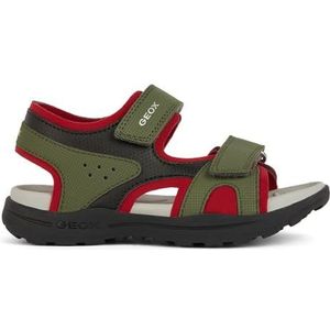 Geox J Vaniett Boy C Sandalen voor jongens, Legerrood, 37 EU