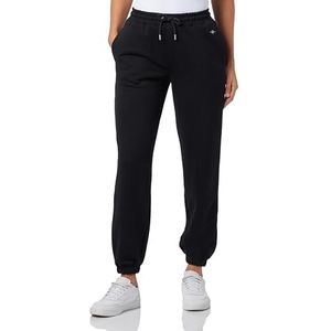 GANT Rel Shield Sweatpants vrijetijdsbroek voor dames, zwart, 3XL