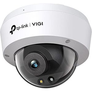 TP-Link VIGI C230 2,8 mm lens Smart beveiligingscamera | 3 MP HD full colour dome-netwerkcamera | geïntegreerde microfoon | IK10 vandalisbestendig | IP67 waterdicht | H.265+ | PoE/12V CCTV
