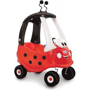 Little Tikes Lieveheersbeestje Cozy Coupe Car - Ride-On met echte werkende hoorn, klikkende contactschakelaar en brandstofdop