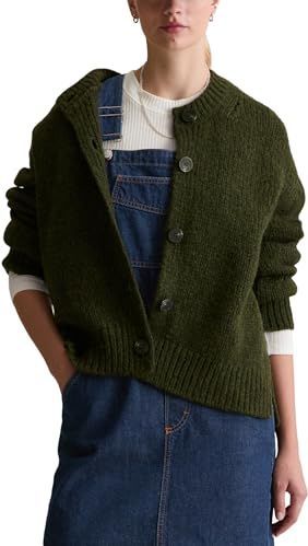 Marc O'Polo DENIM Gebreid vest  donkergroen