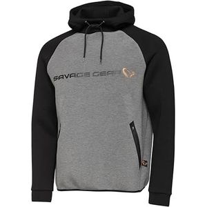 Savage Gear Tec-Foam Hoodie - Performance Vissen & Outdoor Hoodie voor vissers, wandelaars & jagers | Warm, rekbaar & stijlvol jack met verstelbare capuchon & zakken met rits XXL