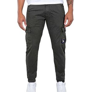 Alpha Industries Heren Petrol Patch Pant Vrijetijdspantalon Greyblack