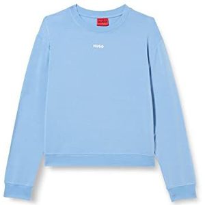 HUGO Dames Shuffle LOUNGEW_sweatshirt, Light/pastel Blue451, XS