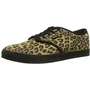 Vans Atwood Low Sneakers voor dames, Zwarte Suede Cheetah Exm, 36.5 EU