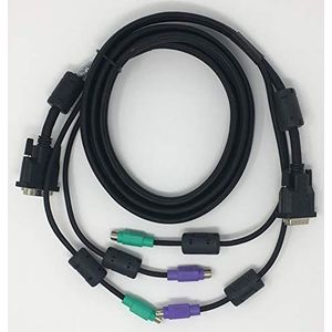Avocent KVM Kabel Kit Single DVI KVM-kabel 24+1/stekker + 2 x mDIN6/stekker naar 24+1/stekker + 2 x mDIN6/stekker 1,8 m