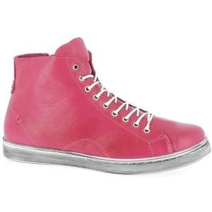 Andrea Conti Dames vetersneakers, magenta, 36 EU