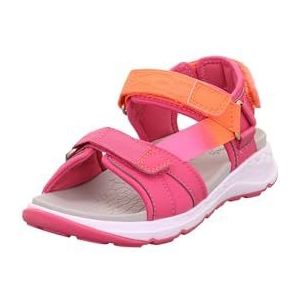 SUPERFIT - Open Schoenen - Oranje - Donkerroze - Sandalen