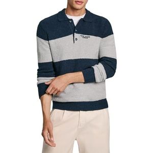 Pepe Jeans Heren Cooper, Gebreide kleding, Blauw, L, Blauw (Dulwich Blue), L