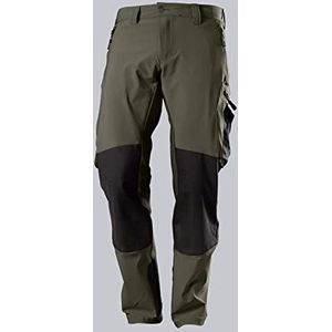 BP 1861 620 Superstretch broek 92% polyamide, 8% elastaan olijf/zwart, maat 52n