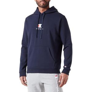 Champion Legacy Icons Plus-Heavy Spring Terry sweatshirt met capuchon voor heren, Navy Blauw, XL
