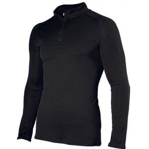 Damartsport – Kraag met ritssluiting Easy Body 4 – T-shirt – heren – zwart – FR: 86 – 93 cm (maat fabrikant: S)