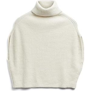 Pcnin rolneck poncho Bc, wit (whitecap gray), One Size