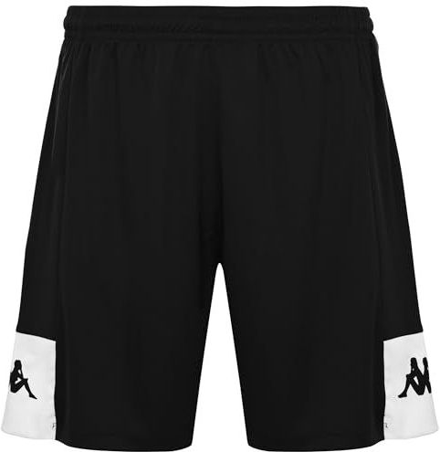 Kappa - Trainingsshort - Zwart - Polyester - Elastische Tailleband