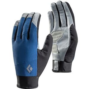 Black Diamond Trekker handschoenen / lichte sporthandschoenen voor wandelingen bij warm weer / vingerhandschoenen met perfecte pasvorm & tegen blarenvorming / blauw, unisex, maat: S