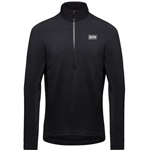 Gore Wear - Trailkpr Hybrid Long Sleeve Jersey - Zwart - Geborstelde Stof - Thermische Fleece