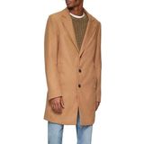 QS - Herenjas - Lichtbruin - Leren - Met Reverskraag