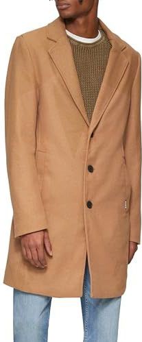 QS - Herenjas - Lichtbruin - Leren - Met Reverskraag