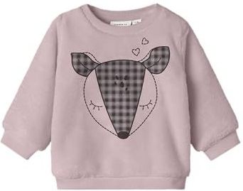 NAME IT Nbfolpa Ls Teddy Sweat, Burnished Lilac, 74