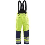 Blaklader 186719773389C152 Shell werkbroek, High Vis geel/marineblauw, maat C152