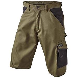 J.A.K. 921035080 Serie 9210 65% polyester/35% katoenen shorts, Army/zwart, 46 (32) maat