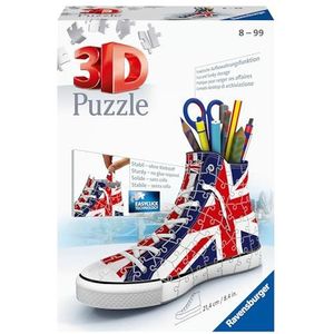 3D Puzzel Sneaker Union Jack (108 Stukjes)