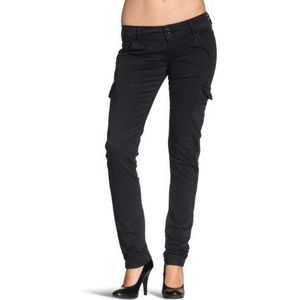 Cross Jeans damesbroek slim fit, P 481-020/ Melissa, zwart, 31W x 33L