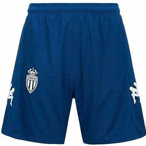 Kappa Ahorazip 7 AS Monaco 23-24 Voetbalshorts, blauw, 14 jaar, kinderen