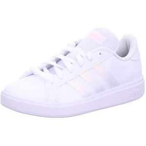 adidas Dames Grand Court Base 2.0 Shoes, Cloud white/Cloud white/clear pink, 44 EU