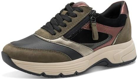 TAMARIS - Comfort Low Sneakers - Olive Comb - Dames