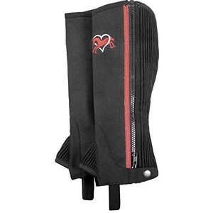 USG 11550008-546-211-301 ""Lovely Pony"" Jodhpur Mini Chaps voor kinderen, smalle snit, zwart/rood, maat: XXS