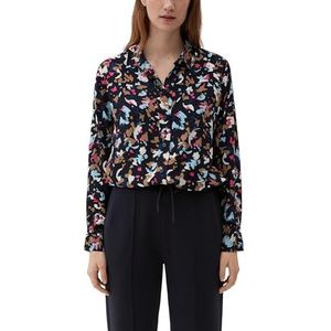 s.Oliver Damesblouse met lange mouwen, blauw, 38, blauw, 38