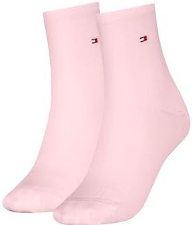 Tommy Hilfiger - Huissokken - Roze - Slijtvast Katoen - Platte Naden