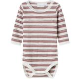 Name It - NBFWANG WOOL NEEDLE LS BODY NOOS - Antler - Bodystocking - Van Zuivere Merinoswol