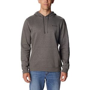 Columbia Heren Capuchontrui Trek Trek Hoodie, Charcoal Heather/Csc-mouwen logo, M