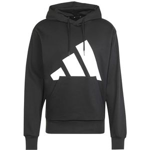 Adidas - Essentials Big Logo Hoodie - Fleece - Zwart - Katoen/Polyester