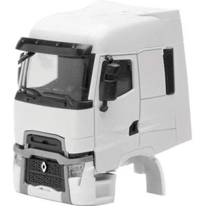 herpa Renault T Facelift, 085489, modelbouwset, cabine, 2 stuks getrouw op schaal 1:87, deelservice model vrachtwagen voor Diorama, modelbouw verzamelobject, deco miniatuurmodellen van kunststof, wit