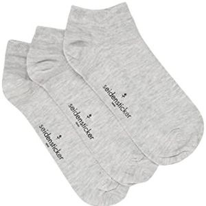 Seidensticker - Heren Sneaker Sokken - Licht Grijs