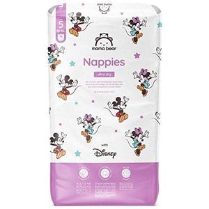 Amazon-merk: Mama Bear Disney Ultra Dry luiers maat 5 (10-16 kg), wit, 76 stuks (1 stuk)
