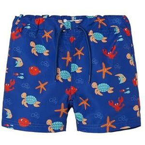 NMMZEUS TB Long Swim Shorts, Surf The Web/Aop: schildpad, 80 cm