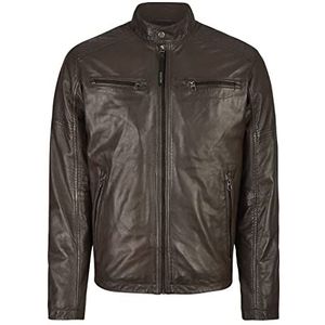 Daniel Hechter Leather-Blouson herenjas, BlackBrown, 50