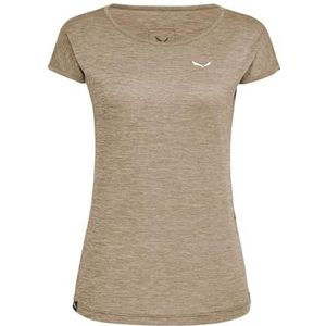 SALEWA Puez Melange Dry W S/S T-shirt voor dames, quicksand melange, XXS