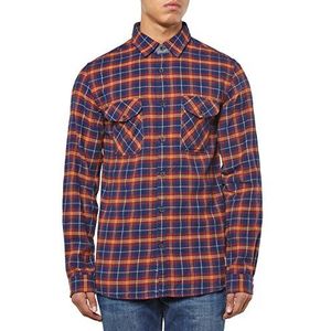 JACK & JONES Heren Slim Fit Vrijetijdshemd Jjorloop Shirt Two Pocket L/s, meerkleurig (Burgundy Checks:slim Fit), L