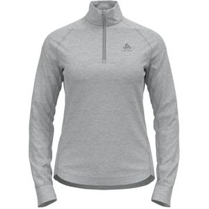 Odlo Dames Midlayer 1/2 zip BERRA Sweatshirt, Grey Melange, S