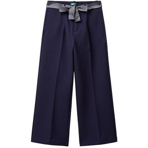 United Colors of Benetton broek + riem, Blauw, 120