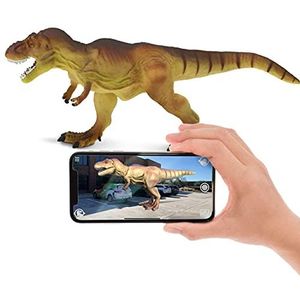 Safari Dino Dana Ltd Tyrannosaurus Rex figuurspeelgoed voor jongens en meisjes vanaf 3 jaar - incl. 3D vergroot reality-spel met Dino Player app